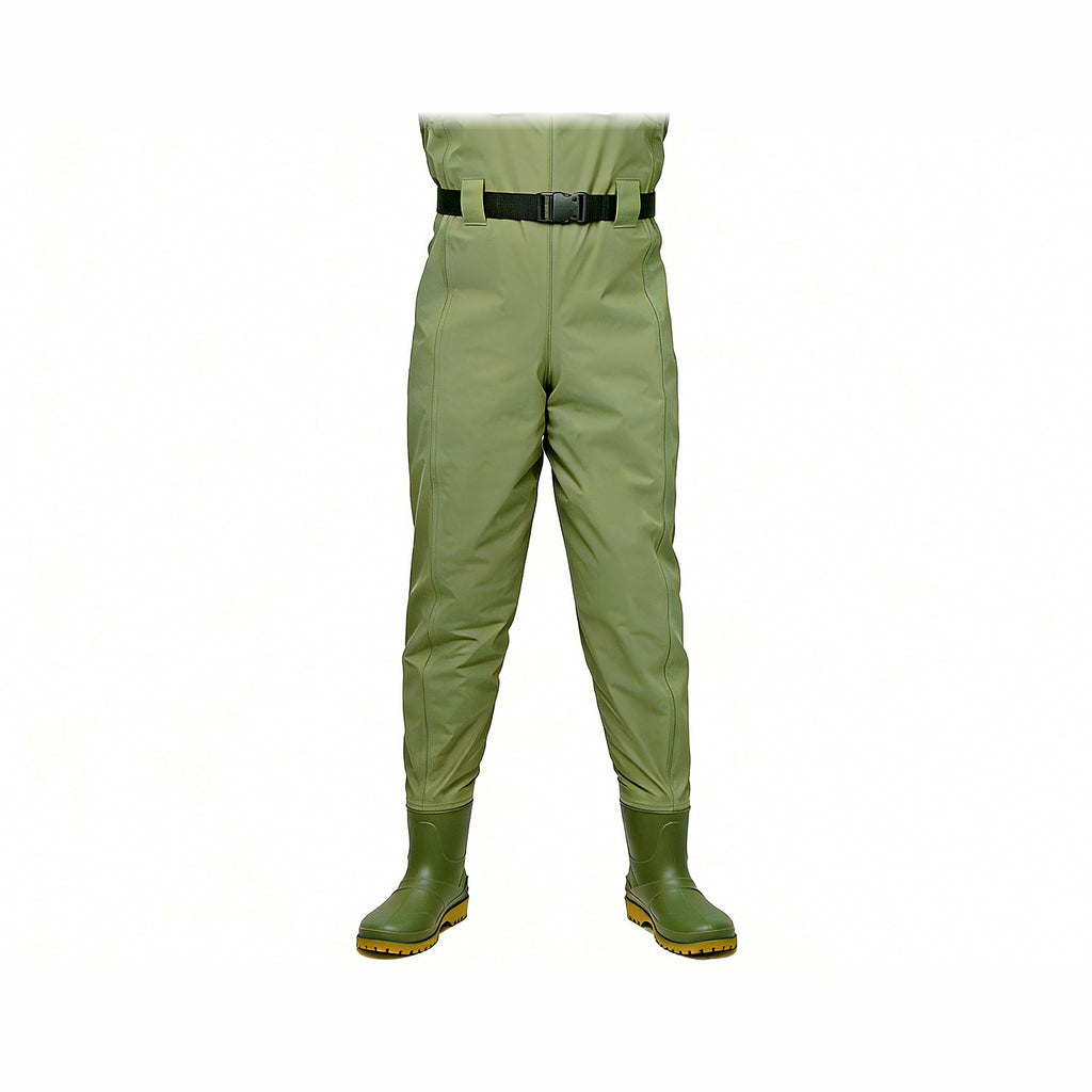 Men's Fishing Waders, Waterproof Nylon, Rubber Sole