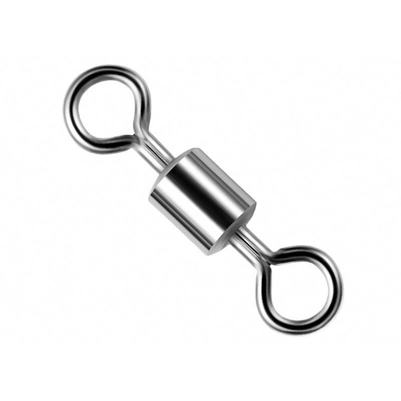 Stainless Steel Figure-8 Swivels, Sizes 2–14, 50 or 100 Pack