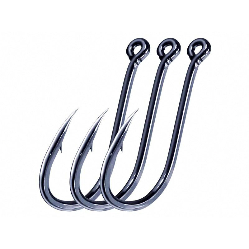 Eyed Iseni Hooks, Barbed Single Hook, 10 or 20 Pack
