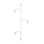 3-Hook Rig with Steel Wire Leader, Anti-Tangle Hook Rig