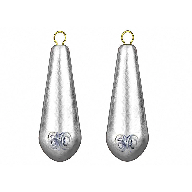 Lead Sinker with Eyelet, Teardrop Style, 10–3000 g (0.4–106 oz)