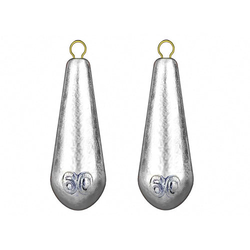 Lead Sinker with Eyelet, Teardrop Style, 10–3000 g (0.4–106 oz)