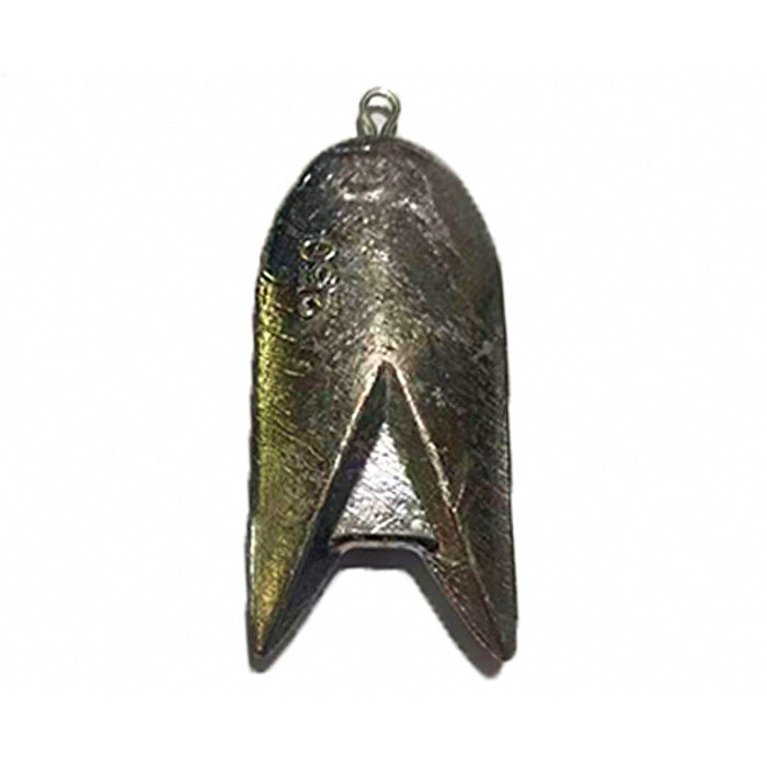 Shark Fin Lead Sinker with Eye, 150–300 g (5.3–10.6 oz)