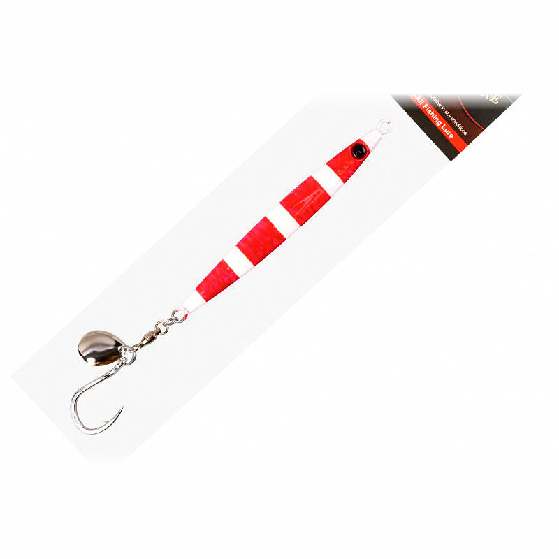 Long Fast-Sinking Jig with Sequins, 30–80 g (1.1–2.8 oz)