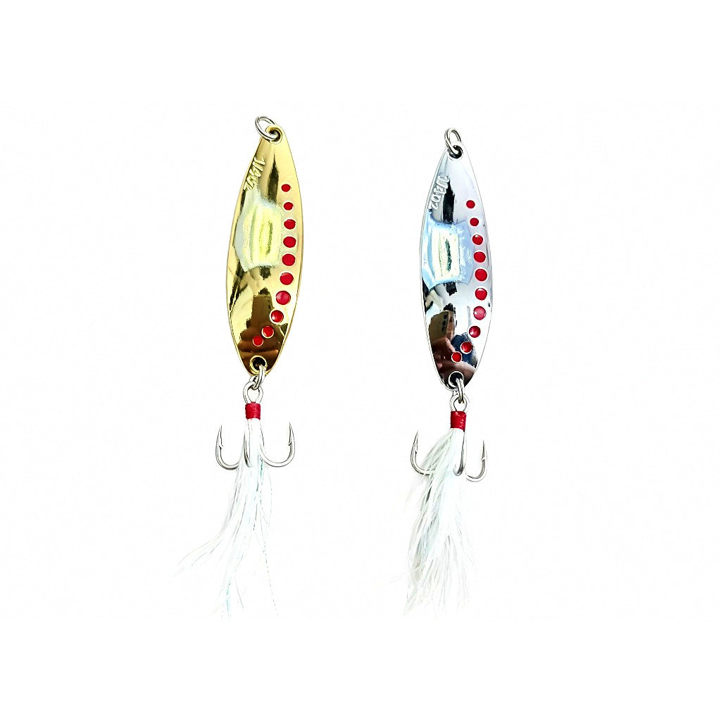 Leech Casting Spoon Lure, 2.5–20 g (0.09–0.71 oz)