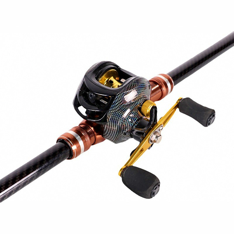 Round Baitcasting Reel, Magnetic Brake, Metal Spool