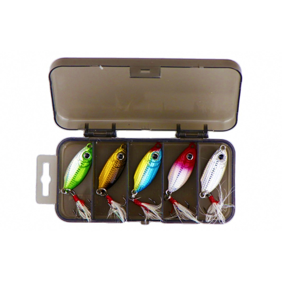 Mini Casting Metal Jig Combo Set, 10–15 g (0.35–0.53 oz)