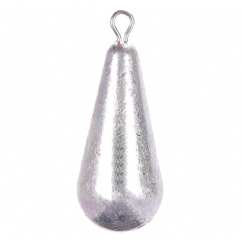 Lead Teardrop Sinker with Eyelet, 0.12–17.6 oz (3.5–500 g)
