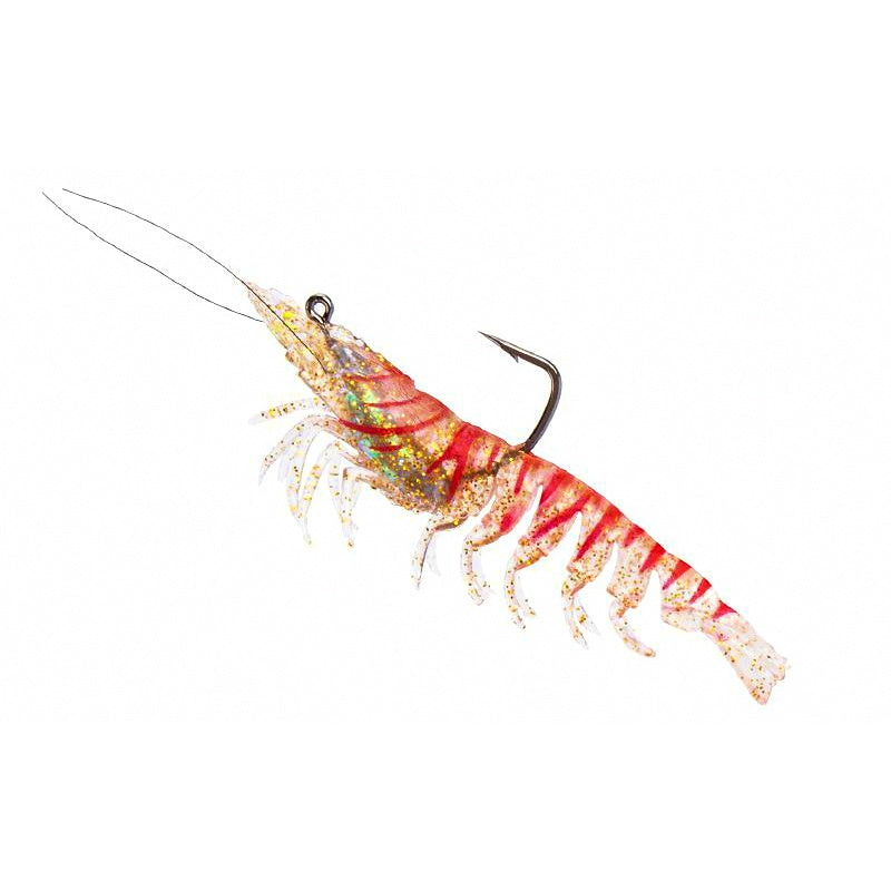 Segmented Shrimp Soft Bait Lure, 8–9.5 cm (3.1–3.7 in)