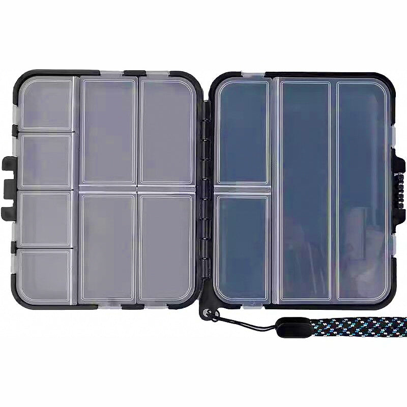 Double-Layer Mini Tackle Box for Hooks & Small Lures