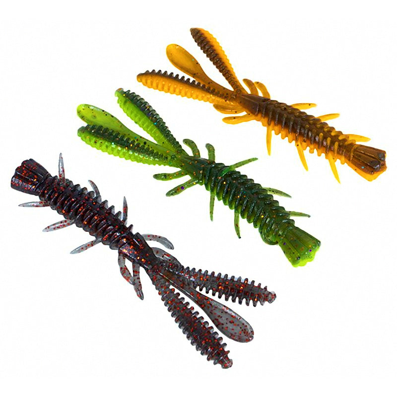 Soft Plastic Shrimp Lure, 5–7 cm (2–2.8 in), 10–30 Pack