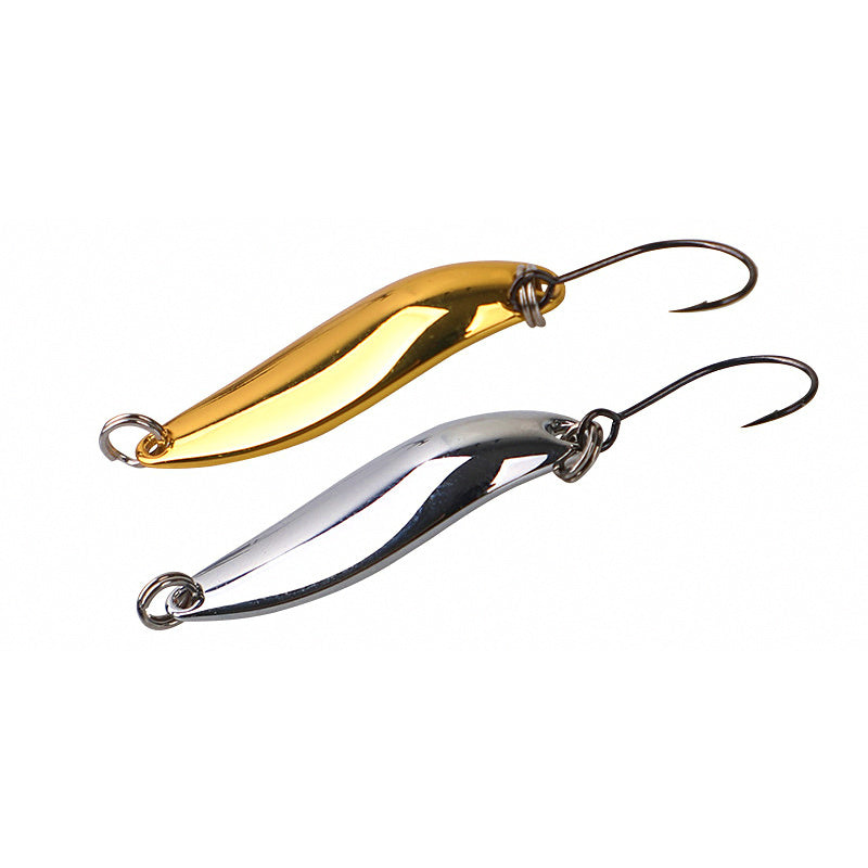 Brass Willow Leaf Spoon Lure, 2.5-3.5 g (0.09-0.12 oz)