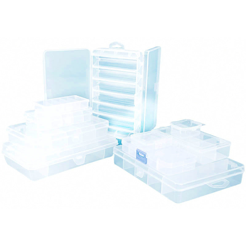 Plastic Lure & Tackle Storage Box, Multiple Styles