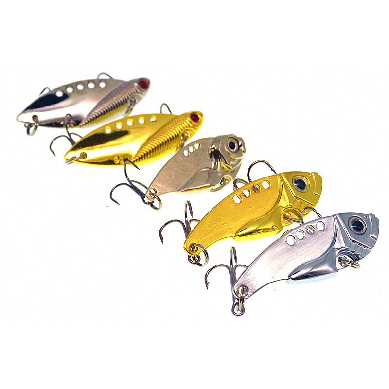 VIB Blade Bait Set, 5 Pack, 16 g and 20 g Options