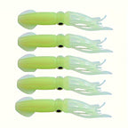Glow Squid Soft Bait Lure, 10 cm (3.9 in), 8 g (0.28 oz)