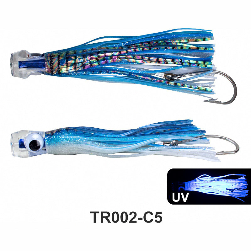 Trolling Squid Skirt Lure, 110 g (3.9 oz), 23 cm (9 in)