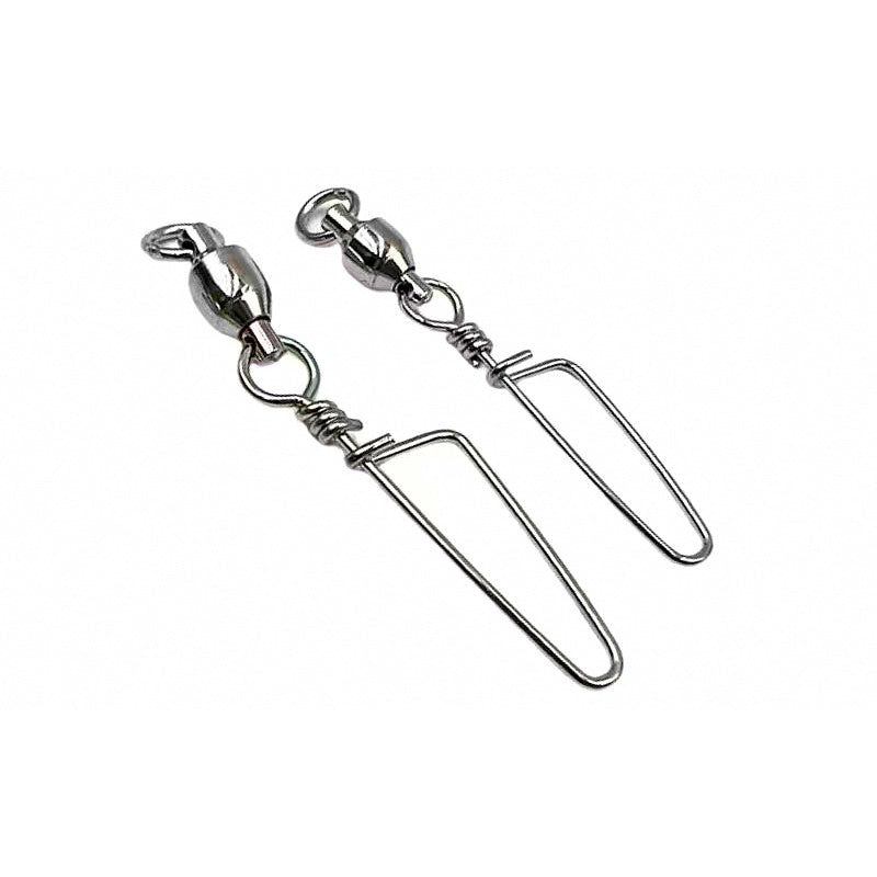 Ball Bearing Swivel with Snap, Steel, Sizes 0–10