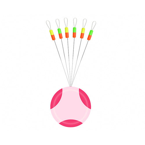 Float Stop Bead Kit, Cotton Knot with Silicone Beads
