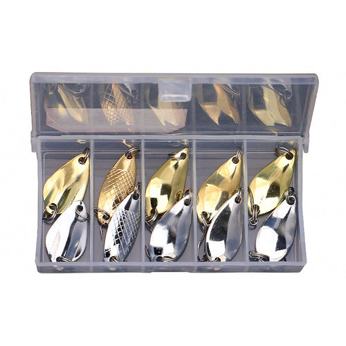 Freshwater Lure Starter Kit, Spoons, VIB & Blade Baits