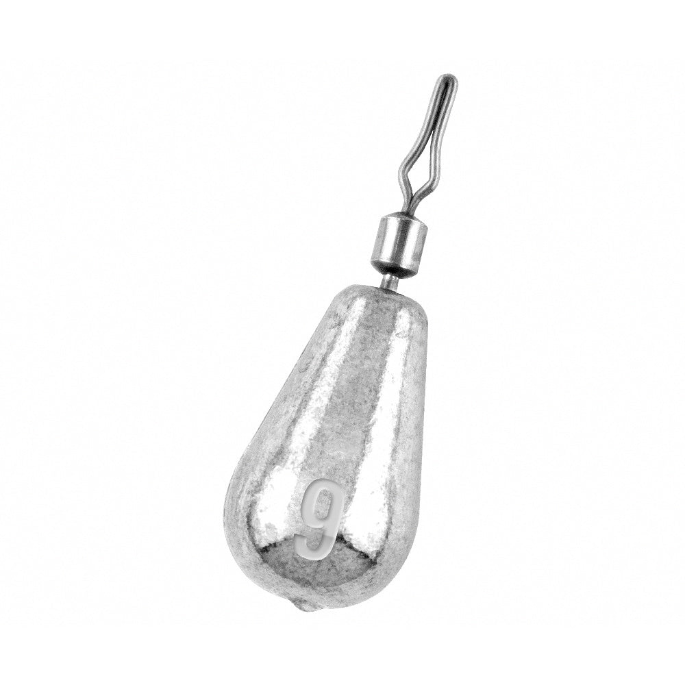 Drop Shot Sinker Weights, 10-Pack, 2.5–11 g (0.09–0.39 oz)