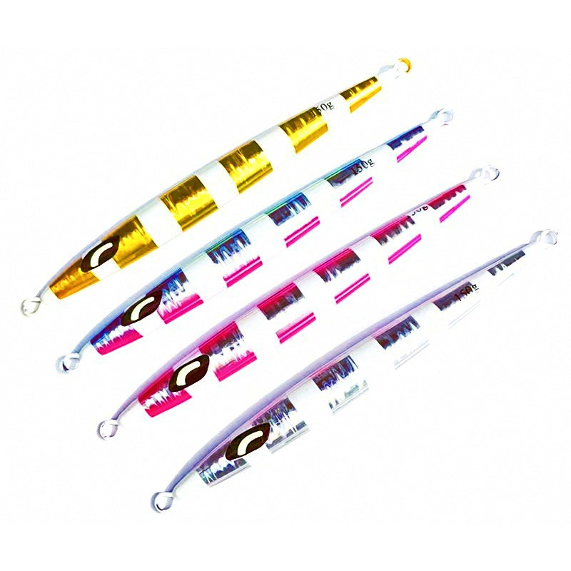 Metal Jig, Glow Stripe, 100–200 g (3.5–7.1 oz)