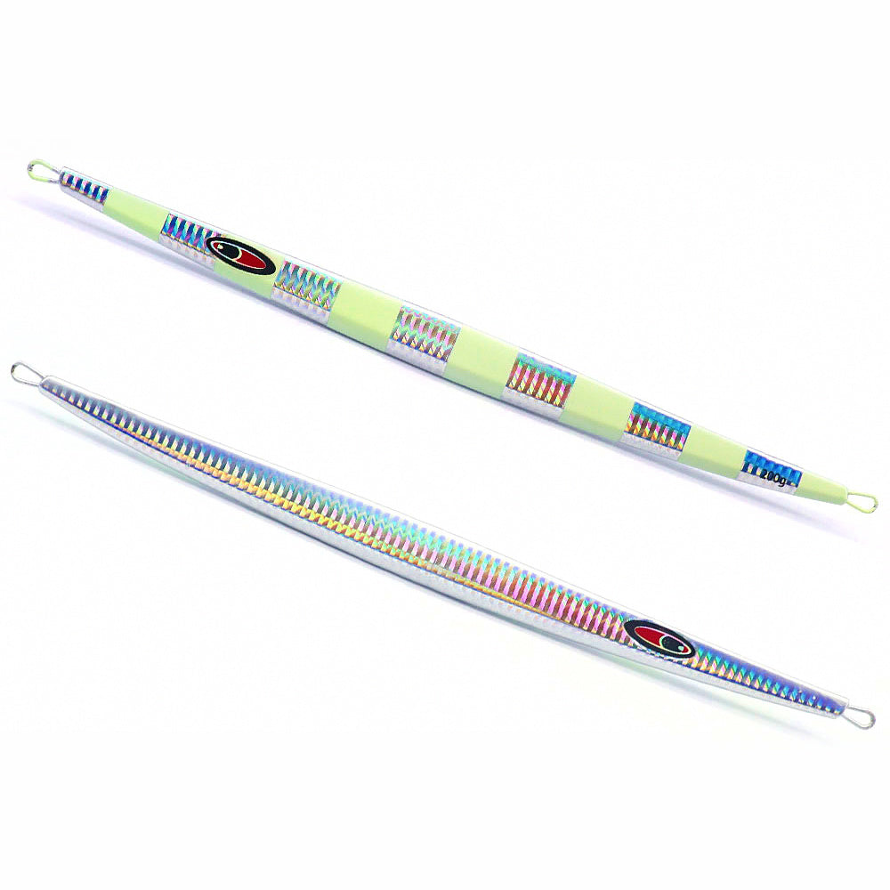 Mirror Plated Glow Slow Pitch Jig, 180–300 g (6.3–10.6 oz)