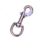 Swivel Snap Hook, Metal Bolt Clip, Silver, Sizes S-XL