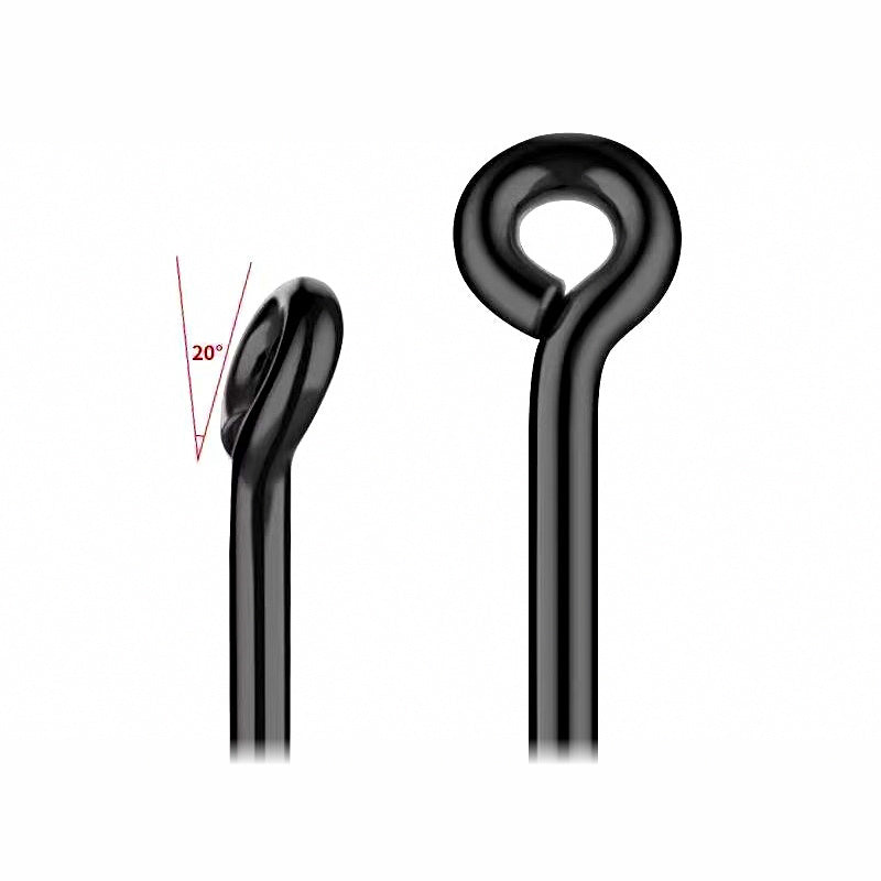 Offset Worm Hooks, Barbed, Bulk 50/100/200 Pack