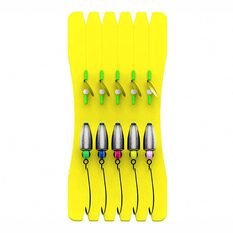 Pre-Tied Lead Head Rig Set with Soft Bait, 3.5–10 g (0.12–0.35 oz)
