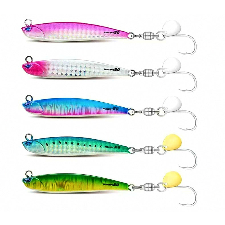 Small Fat Metal Jig, 40–100 g (1.4–3.5 oz), UV Glow Colors