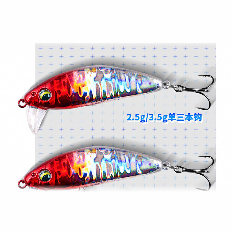 Sinking Minnow Hard Bait, 2.5–19 g (0.09–0.67 oz)