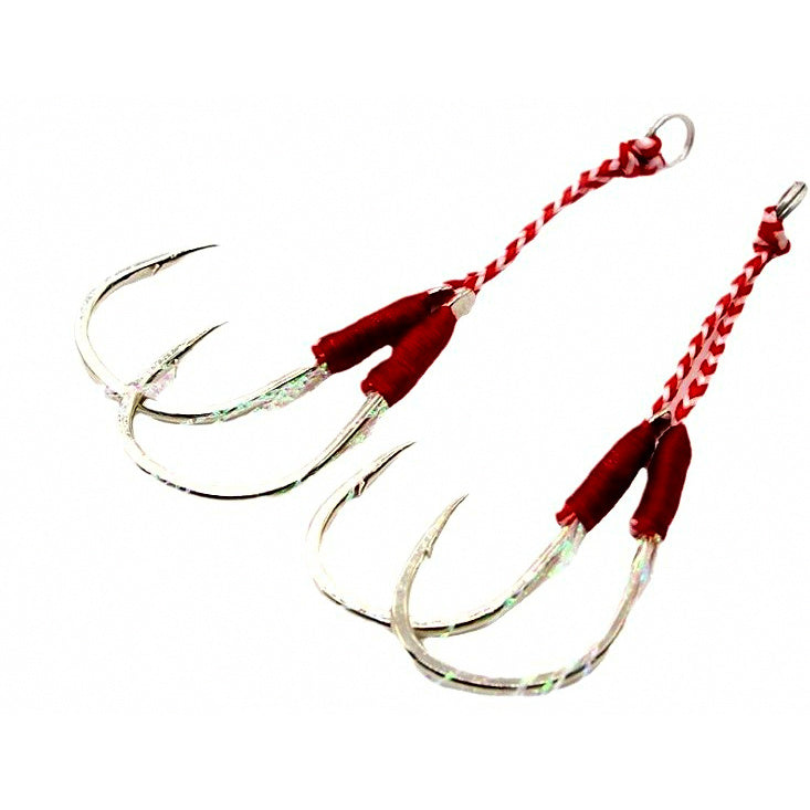 Slow Pitch Jig Assist Hooks, Dressed, Single or Double