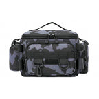 Fishing Waist Bag with Rod Holder, Large Capacity Tackle Bag