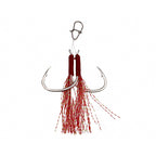 Slow Pitch Jig Assist Hooks, Double Hook Rig, 2/0 or 3/0
