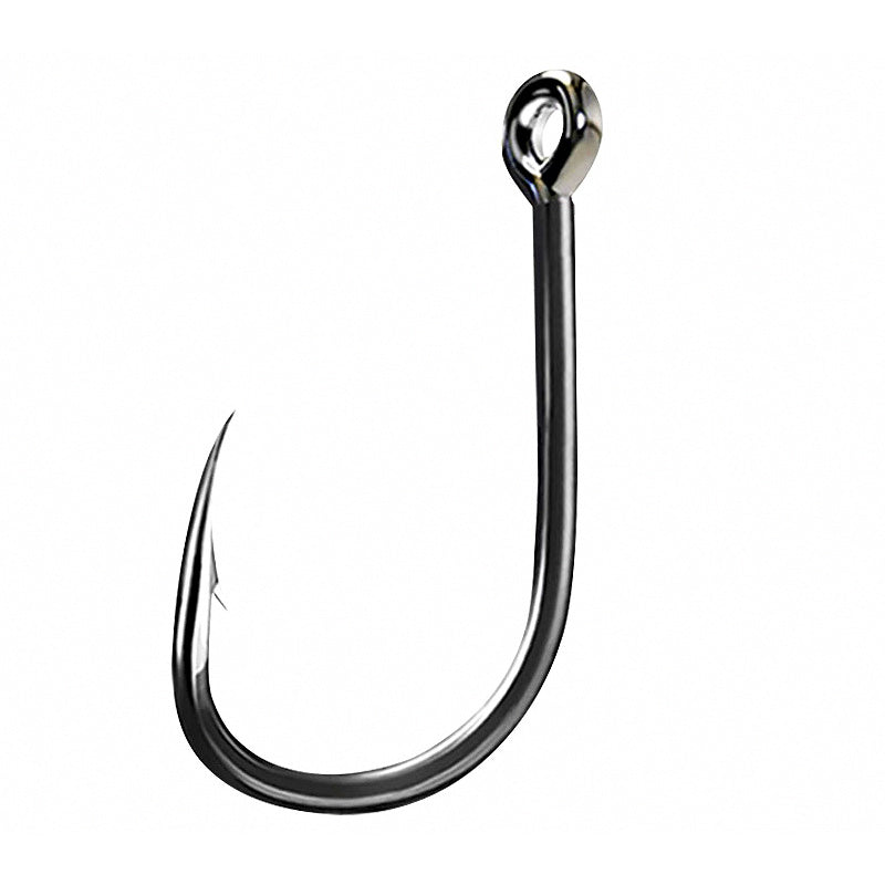 Iseni Fishing Hooks, Barbed, High-Carbon Steel, Bulk Packs