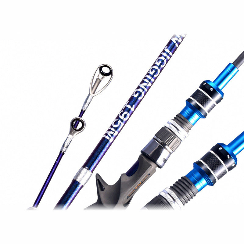 Slow Pitch Jigging Rod, Carbon, 1.8–1.95 m (5'11"–6'5")
