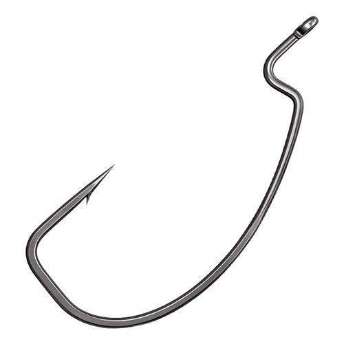 Wide Gap Offset Worm Hook, Teflon, Sizes 2 to 7/0