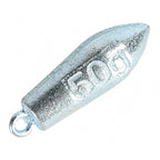 Galvanized Leaf Sinker with Ring, 1–4 oz (30–120 g)