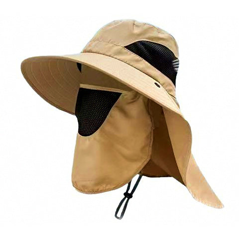 Wide Brim Sun Hat, Adjustable Foldable Fishing Hat