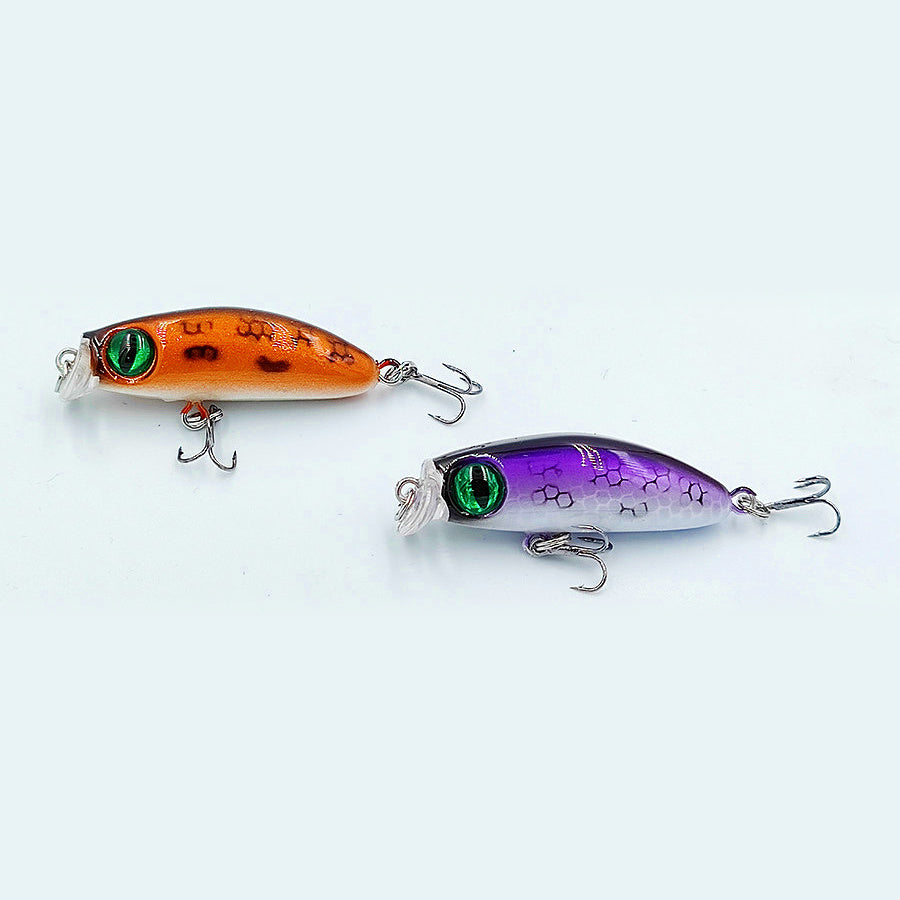 Mini Sinking Minnow Lure, 2.7 g (0.1 oz), Size 16 Trebles