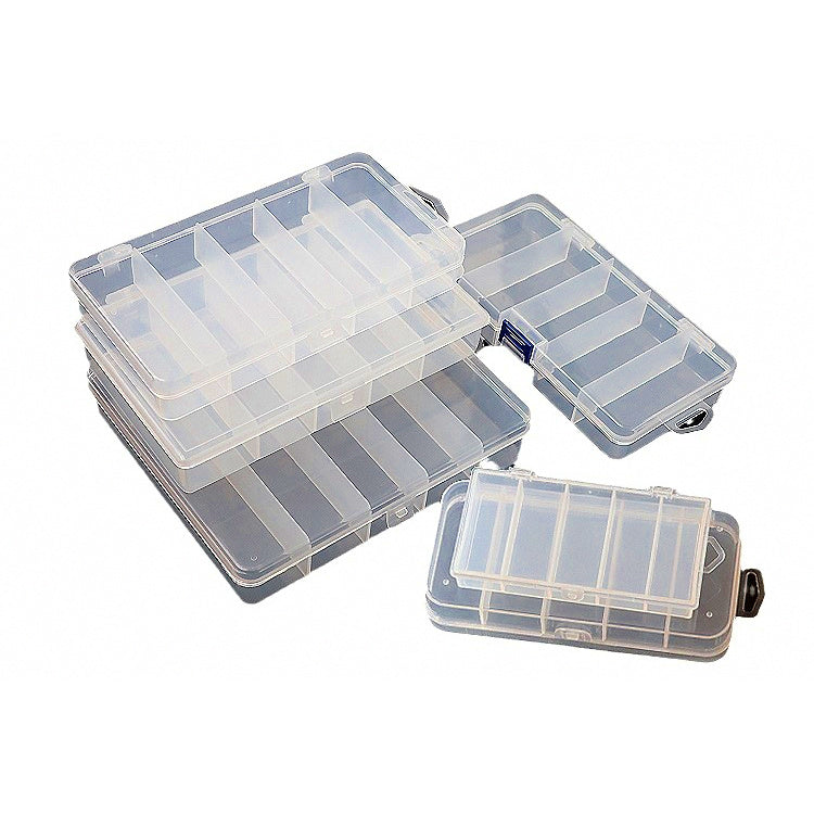 Plastic Compartment Tackle Box, Lure Storage Case