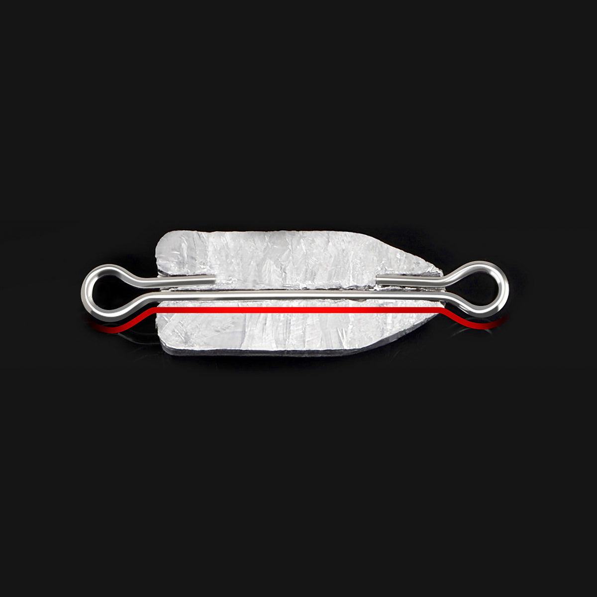 Bullet Fishing Sinker, Double Ring, 5.3–105.8 oz (150–3000 g)