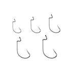 Black Nickel Offset Worm Hooks, Assorted Kit or Single Size