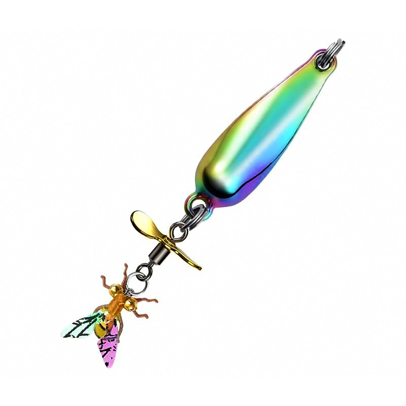 Micro Sequin Spoon Lure Set, 1.5–7 g (0.05–0.25 oz)