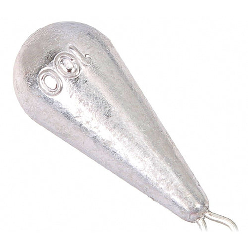 Teardrop Lead Sinker with Eyelet, 10–400 g (0.35–14 oz)