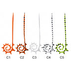 Silicone Skirt Streamers, 5-Pack, DIY Jig & Hook Skirts