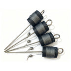 Ground Stake Hook Rig with Foam Float, 10 m Line, 10-Pack