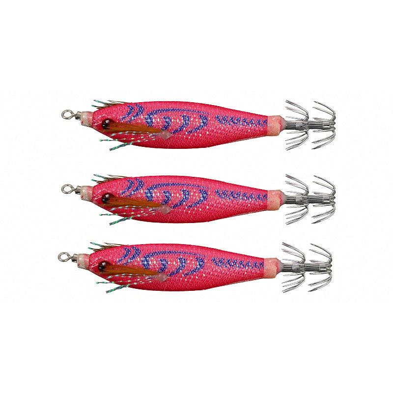 Cloth-Wrapped Wood Shrimp Squid Jig, 5.5 cm (2.2 in)