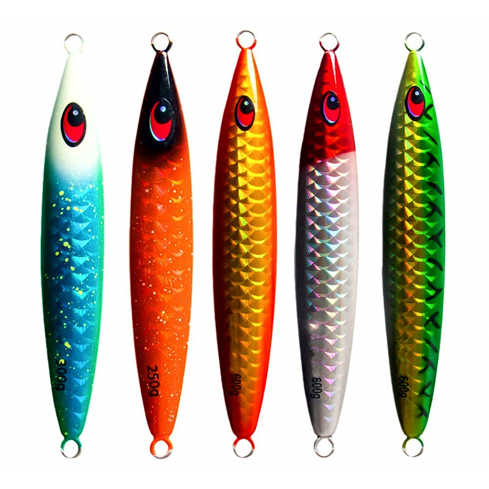 Glow Slow Pitch Jig, 250–600 g (8.8–21.2 oz)