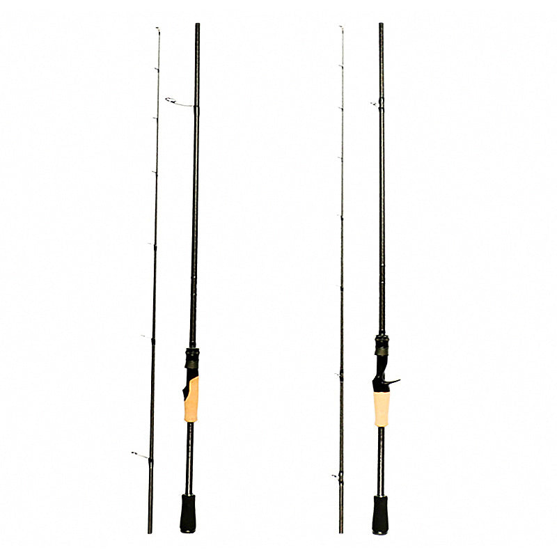 Fast-Action Carbon Lure Fishing Rod, 7–8.5 ft (2.13–2.58 m)